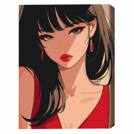 Pictură pe numere 40х50 cm (fără cutie) – Frumusețe misterioasă