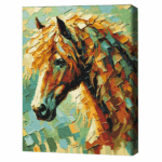 Pictură pe numere 40х50 cm (fără cutie)  – Lăcustă, Oleg Loburak Setul include: 	pânză de bumbac cu o diagramă numerotată a imaginii, pe o ramă de lemn 	 3 perii de diferite grosimi 	 vopsele acrilice numerotate 	 monturi pentru fixare pe perete