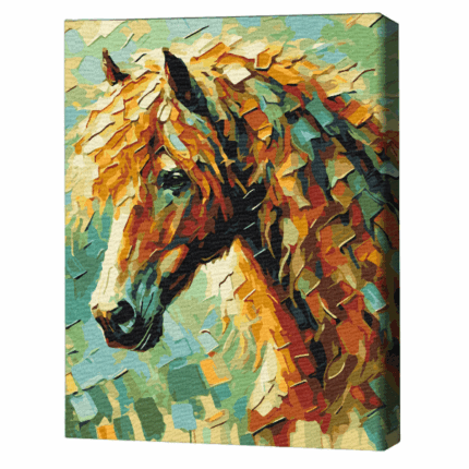 Pictură pe numere 40х50 cm (fără cutie)  – Lăcustă, Oleg Loburak Setul include: 	pânză de bumbac cu o diagramă numerotată a imaginii, pe o ramă de lemn 	 3 perii de diferite grosimi 	 vopsele acrilice numerotate 	 monturi pentru fixare pe perete