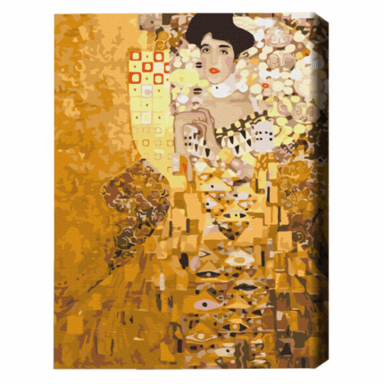 Pictură pe numere 40×50 (fără cutie) – Portretul Aedelei Bloch-Bauer, I. Gustav Klimt