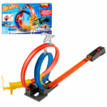 Hot Wheels Игровой набор «Energy Track» с 1 машинкой Испытайте максимальный драйв с Hot Wheels Energy Track – набором, который предлагает захватывающие трюки и головокружительную скорость! Запустите машинку, пройдите двойную петлю, преодолейте огненное кольцо и доберитесь до финиша. Рычаг управления позволяет детям самостоятельно двигать огненное кольцо, создавая новые испытания.Особенности: 	Двойная петля для максимального ускорения 	Огненное кольцо с регулируемым положением 	Рычаг управления, добавляющий интерактивности 	В комплекте 1 машинка Hot Wheels 	Идеальный подарок для детей от 5 летИспытайте скорость, выполните головокружительные трюки и станьте чемпионом с Hot Wheels Energy Track!