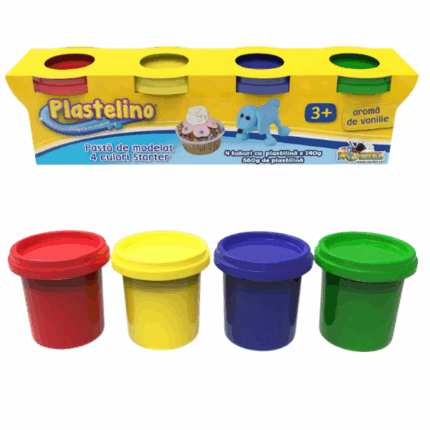 Pastă de modelat Starter – Plastelino, 4 culori II