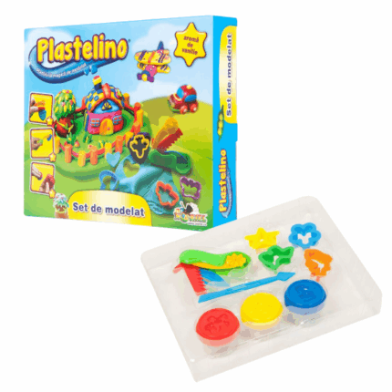 Set de forme și plastilină – Plastelino