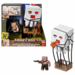 Игровой набор Minecraft Movie — Гаст с атакой (свет, звук, снаряд) + фигура пиглина Погрузись в захватывающий мир фильма Minecraft с игровым набором “Атака Гаста”! Этот эффектный набор воссоздаёт сцену из фильма, где злобные пиглины используют прикованных гастов как летающих атакующих монстров.Нажми кнопку на голове гаста, чтобы активировать световые и звуковые эффекты, а также запустить огненный снаряд. В комплекте — фигурка пиглина с оружием и снаряд.Особенности: Гаст с цепями, светом, звуками и механизмом выстрела Фигурка пиглина из фильма Воссоздание сцены из кино Для детей от 6 лет Официальный продукт Mattel / MojangИдеальный подарок для фанатов Minecraft!