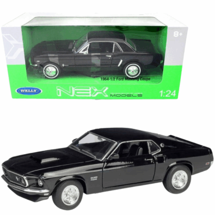 Коллекционный автомобиль 1969 FORD MUSTANG BOSS 429 1:24 WELLY    1969 FORD MUSTANG BOSS 429  от производителя Welly Масштаб: 1:24Материал: металлический каркас, резиновые шины, детали автомобиля имитируют дизайн настоящего автомобиля, некоторые детали хромированы.Краска: Краска гладкая, густая, прочная и идеально глянцевая.Функция: Автомобиль может открывать 2 двери и передний капот. Руль управляемый.Производитель: WELLY Продукт изготовлен с соблюдением авторских прав.Автомобиль имеет реалистичный дизайн с подробными линиями моделирования, тонкое порошковое покрытие, очень подходит для демонстрации в гостиной, офисе, автомобильный станет интересным предметом коллекционирования в вашей комнате.