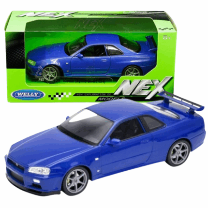 Коллекционный автомобиль Die Cast Nissan Skyline GT-R 1:24 WELLY Die Cast Nissan Skyline GT-R 1:24  от производителя Welly Масштаб: 1:24Материал: металлический каркас, резиновые шины, детали автомобиля имитируют дизайн настоящего автомобиля, некоторые детали хромированы.Краска: Краска гладкая, густая, прочная и идеально глянцевая.Функция: Автомобиль может открывать 2 двери и передний капот. Руль управляемый.Производитель: WELLY Продукт изготовлен с соблюдением авторских прав.Автомобиль имеет реалистичный дизайн с подробными линиями моделирования, тонкое порошковое покрытие, очень подходит для демонстрации в гостиной, офисе, автомобильный станет интересным предметом коллекционирования в вашей комнате.