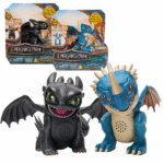 Mini-dragon interactiv «Cum să îți dresezi dragonul», în as. Intră în lumea fascinantă a dragonilor DreamWorks cu mini-dragonii interactivi de la Spin Master! Fiecare figurină, cu o înălțime de aproximativ 9 cm, este dotată cu senzori tactili și redă până la 25 de efecte sonore realiste, precum mârâituri, zboruri și reacții amuzante.Caracteristici: 	Înălțime: 9 cm 	25 de efecte sonore interactive 	Reacționează la atingeri prin senzori inteligenți 	Design detaliat, piese mobile 	Potrivit pentru copii de peste 4 ani 	Ideal pentru joacă, colecționare sau cadou