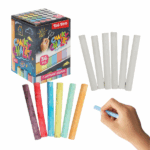 Set de cretă pentru desen, 36 buc. Descoperă și dezvoltă potențialul creativ al copilului tău cu acest set de crete pentru desenat! Pachetul conține 36 de crete de calitate, în 7 nuanțe diferite. Aceste crete sunt ideale pentru utilizare atât pe tablele școlare clasice cu cretă, cât și pe tablele de acasă. De asemenea, sunt perfecte pentru realizarea desenelor colorate pe trotuar sau pentru decorarea afișajelor decorative.Cretele se șterg ușor cu un burete umed, permițând desenarea și ștergerea repetată fără efort. Culorile vii și intense fac ca joaca și învățarea să fie și mai interesante și plăcute pentru copii.Sunt fabricate din materiale sigure, care nu provoacă alergii, și sunt potrivite pentru copii începând cu vârsta de 2 ani. Ambalajul compact și practic face ca setul să fie ușor de depozitat și de luat cu tine în călătorii, la grădiniță sau la joacă în aer liber.Acest set de crete nu doar dezvoltă abilitățile creative, ci și ajută la îmbunătățirea coordonării și a motricității fine a mâinilor, transformând joaca într-o activitate atât utilă, cât și distractivă.