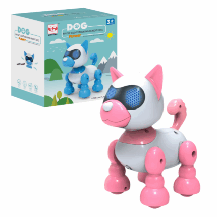 Câine-robot, 2 culori (lumină/sunet) Întâlniți câinele nostru robot! Această jucărie va deveni cel mai bun prieten al copilului dumneavoastră. Jucăria are mișcări și sunete realiste, făcând jocul și mai captivant. Poate dansa, stimulând imaginația și promovând joaca activă. Fabricată din materiale sigure, câinele va oferi copilului dumneavoastră ore de bucurie și distracție!