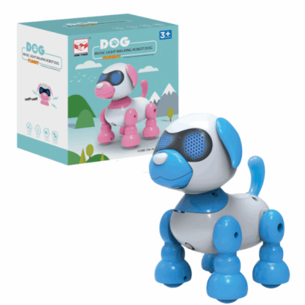 Câine-robot cu lumină și sunet, in as. Întâlniți câinele nostru robot! Această jucărie va deveni cel mai bun prieten al copilului dumneavoastră. Jucăria are mișcări și sunete realiste, făcând jocul și mai captivant. Poate dansa, stimulând imaginația și promovând joaca activă. Fabricată din materiale sigure, câinele va oferi copilului dumneavoastră ore de bucurie și distracție!
