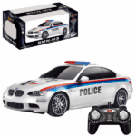 BMW M3 1:18 полицейская машина, с аккумулятором на 4.8V Радиоуправляемый BMW M3 , полицейская машина  - это потрясающий автомобиль, отличающийся высокими показателями проходимости трассы, проложенной на пересеченной местности. Машинка на радиоуправлении станет отличным подарком для юного любителя гонок. Доступен в 3 цветах.В комплекте: 	машинка 	пульт управления 	зарядное устройство 	2 батарейки типа АА для пульта управленияМашинки на радиоуправлении являются одними из первых игрушек, которые показывают ребенку, что некоторые вещи зависят только от него. Это становится своеобразной подготовкой к принятию решений в жизни и развивает такие качества: 	мелкая моторика; 	логика; 	быстрое принятие решений; 	умение брать на себя ответственность; 	концентрация и внимательность.Реальная игрушка, которую можно подержать в руках, отлично заменяет компьютерные игры и виртуальную реальность. Дети открыты всему новому, поэтому прогулка на свежем воздухе с любимой игрушкой пойдет только на пользу.