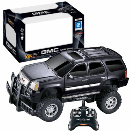 GMC Yukon Denali 1:24 на пульте управления Радиоуправляемый GMC Yukon Denali  - это потрясающий автомобиль, отличающийся высокими показателями проходимости трассы, проложенной на пересеченной местности. Машинка на радиоуправлении станет отличным подарком для юного любителя гонок. В ассортименте 3 цвета.В комплекте: 	машинка 	пульт управленияМашинки на радиоуправлении являются одними из первых игрушек, которые показывают ребенку, что некоторые вещи зависят только от него. Это становится своеобразной подготовкой к принятию решений в жизни и развивает такие качества: 	мелкая моторика; 	логика; 	быстрое принятие решений; 	умение брать на себя ответственность; 	концентрация и внимательность.Реальная игрушка, которую можно подержать в руках, отлично заменяет компьютерные игры и виртуальную реальность. Дети открыты всему новому, поэтому прогулка на свежем воздухе с любимой игрушкой пойдет только на пользу.