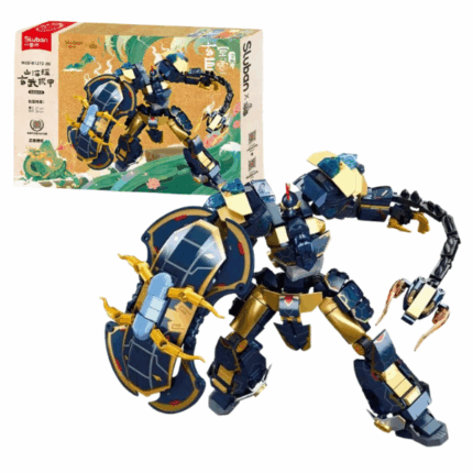 Set de construcție «Robot — Țestoasa neagră», 685 elem. Set de construcție SLUBAN „Țestoasa Neagră” este un robot legendar inspirat din mitologia chineză — unul dintre cele patru simboluri sacre care întruchipează protecția și înțelepciunea. Acest set este ideal pentru copiii pasionați de construcții și povești cu eroi fantastici.Setul conține 685 de piese durabile din plastic ABS sigur și are dimensiuni de 27 × 20 cm după asamblare. Instrucțiunile detaliate pas cu pas îi vor ghida pe cei mici în construirea robotului, stimulându-le gândirea logică, creativitatea și coordonarea mână-ochi.Caracteristici: 	685 de piese 	Dimensiune model final: 27 × 20 cm 	Design oriental inspirat din simbolurile Chinei antice 	Recomandat copiilor de la 6 ani 	Material ABS non-toxic, sigur și durabil 	Instrucțiuni clare incluseUn cadou educativ excelent pentru ziua de naștere, Ziua Copilului sau Crăciun!