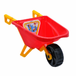 Roabă pentru copii „Profi”, roșie Roabă pentru copii „Profi” este cel mai bun cadou.Avantaje: 	Mânere confortabile. 	Roată mare și lată pentru o mișcare ușoară. 	Stand pentru durabilitate. 	Toate colțurile și suprafețele sunt prelucrate cu atenție. 	O jucărie pentru joacă în aer liber și în interior. 	Roata se rotește fără zgomot excesiv. 	Culoare vibrantă și bogată 	Jocurile cu roaba dezvoltă abilitățile motorii, coordonarea și concentrarea.Toate jucăriile TM „Maximus” sunt fabricate din plastic certificat de înaltă calitate și coloranți alimentari siguri.