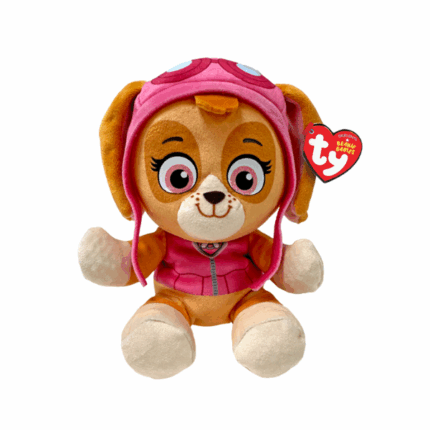 Кокапу — спасатель Skye 15/20 см (Beanie Babies) Очаровательная собачка кокапу Skye из популярного мультсериала Paw Patrol теперь доступна в виде мягкой игрушки TY Beanie Babies! Симпатичная собачка с большими выразительными глазами и фирменным розовым костюмом готова стать верным другом и спутником в любых приключениях. Идеальна для объятий, игр дома, путешествий и коллекции. 	Изготовлена из особенно мягкого материала с гибким, податливым корпусом 	Ручная работа — высочайшее качество в индустрии 	Идеальный коллекционный экземпляр для фанатов Paw Patrol 	Яркие, насыщенные цвета и классический костюм 	В комплекте фирменное сердечко Ty 	Только сухая чистка