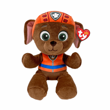 Лабрадор — спасатель Zuma 15/20 см (Beanie Babies) Очаровательный Zuma – настоящий лабрадор-спасатель из популярного мультсериала Paw Patrol, теперь доступен в виде мягкой игрушки TY Beanie Babies! Выполненный в фирменном оранжевом костюме, он сделан из супер‑мягкого плюша и обладает необычайно выразительными блестящими глазами – такими же, как у оригинальных игрушек TY. Идеален для объятий, игр дома, путешествий и коллекции. 	Изготовлен из особенно мягкого материала с гибким, податливым корпусом 	Ручная работа — высочайшее качество в индустрии 	Идеальный коллекционный экземпляр для фанатов Paw Patrol 	Яркие, насыщенные цвета и классический костюм 	В комплекте фирменное сердечко Ty 	Только сухая чистка