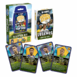 Joc de masă Top Trumps «World Football Stars 200» (set de start) Top Trumps: World Football Stars – Top 200 Starter Kit este un joc de cărți colecționabil pentru fanii fotbalului de toate vârstele. Conține 200 de cărți cu cele mai mari vedete ale fotbalului mondial – de la legende consacrate până la talente în ascensiune. Jucătorii compară atributele fotbaliștilor (cum ar fi goluri, tehnică, vârstă) pentru a câștiga cărțile adversarului. Setul de start include un suport din plastic, regulile jocului și primul pachet de cărți.Începe să-ți creezi propria colecție de staruri! Fotbaliști din Anglia, Europa, SUA, Germania, Spania și Orientul Mijlociu – bărbați și femei – te așteaptă. Există 6 pachete de colecție, iar setul de start conține primul. Vei găsi și cărți aurii, un booster cu legende, o fișă pentru echipa ta de vis și un suport pentru întreaga colecție.Potrivit pentru copii de la 6 ani și pentru adulți.
