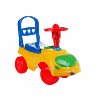 Masina Polo Mașinuța Polo de la Burak Toys – prima alegere perfectă pentru micii exploratori activi!Ajută la dezvoltarea coordonării mișcărilor, echilibrului și independenței, transformând fiecare zi într-o aventură plină de distracție. Scaunul confortabil, roțile stabile și designul atrăgător oferă o plimbare sigură și plăcută.Caracteristici: 	Plastic rezistent și sigur 	Roți late – pentru stabilitate și rulare ușoară 	Ideală pentru interior și exteriorOferiți copilului bucuria mișcării și jocurilor vesele cu primul său vehicul!