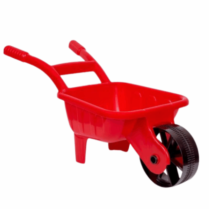 Roabă Mică Această mică roabă este un ajutor ideal pentru micii constructori și grădinari. Designul său viu și construcția practică o fac perfectă pentru joaca în aer liber. 	Material: Plastic rezistent și ușor. 	Dimensiuni: Compact, potrivit pentru copii. 	Caracteristici: 	Mânere confortabile cu suprafață texturată pentru o prindere sigură. 	Roată durabilă pentru o manevrare ușoară. 	Greutate redusă pentru utilizare confortabilă de către copii.Beneficii pentru copil: 	Dezvoltă coordonarea mâinilor și ochilor. 	Încurajează jocurile active și dezvoltarea fizică. 	Oferă copilului o experiență similară cu cea a adulților în realizarea sarcinilor de joacă.