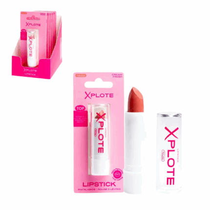 Ruj de buze XPLOTE «Nude» Evidențiază-ți frumusețea naturală cu rujul cremos Xplote în nuanța Nude. Culoarea intensă, textura lejeră și formula hidratantă oferă buzelor un aspect neted, catifelat și de durată. Se aplică ușor, fără senzație de greutate, fiind perfect atât pentru un machiaj de zi, cât și pentru unul de seară. Ambalajul compact îl face ideal pentru geanta ta.Caracteristici: 	Culoare saturată dintr-o singură aplicare 	Textură cremoasă și hidratantă 	Nu usucă și nu curge 	Potrivit pentru toate tipurile de piele 	Nuanță nude perfectă pentru fiecare zi Opriți utilizarea dacă apar iritații.
