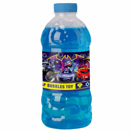 Baloane de săpun «Batwheels», 1000 ml Scufundă-te într-o lume a distracției cu baloanele de săpun Batwheels!Copiii pur și simplu adoră să se joace cu aceste bule, care le aduc o distracție și o bucurie incredibile.Lăsați-i pe cei mici să se cufunde în lumea minunată a jocului cu baloanele noastre de săpun Batwheels și vedeți-i cum se distrează și zâmbesc