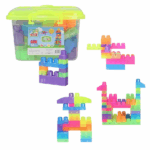 Set de construcție Găleată cu blocuri neon «Play Blox», 56 piese Încurajați creativitatea copilului cu setul de construcție Play Blox! Acest set conține 56 de blocuri colorate în diverse forme, perfecte pentru jocuri imaginative și dezvoltarea abilităților timpurii.Caracteristici: 	56 de blocuri colorate – forme variate pentru construcții creative 	Găleată reutilizabilă – ideală pentru depozitare și transport 	Materiale sigure și durabile – netoxice, potrivite pentru copii de la 1 an 	Beneficii educaționale – dezvoltă motricitatea fină, gândirea logică și coordonarea mână-ochi