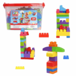 Set de construcție Găleată cu blocuri strălucitoare «Play Blox», 133 piese Încurajați creativitatea copilului cu setul de construcție Play Blox! Acest set conține 133 de blocuri colorate în diverse forme, perfecte pentru jocuri imaginative și dezvoltarea abilităților timpurii.Caracteristici: 	133 de blocuri colorate – forme variate pentru construcții creative 	Găleată reutilizabilă – ideală pentru depozitare și transport 	Materiale sigure și durabile – netoxice, potrivite pentru copii de la 1 an 	Beneficii educaționale – dezvoltă motricitatea fină, gândirea logică și coordonarea mână-ochi