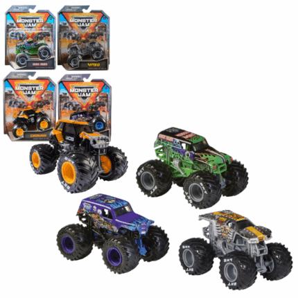 Машинка монстр-трак «Monster Jam» 1:64, в асс. Познакомьтесь с монстр-траками Monster Jam в масштабе 1:64!Эти впечатляющие машинки, выполненные из литого металла с высочайшей детализацией, воссоздают внешний вид настоящих монстр-траков до мельчайших нюансов. Реалистичная окраска, графика на корпусе, настоящие шины BKT, хромированные диски и тщательно проработанное шасси — всё это делает каждую модель уникальной.Монстр-траки масштаба 1:64 выглядят как уменьшенные копии настоящих — эффектные, мощные и полностью готовые к действию.Начни строить свою коллекцию Monster Jam уже сегодня!