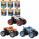 Mașinuță monster truck «Monster Jam» 1:64, în as. Faceți cunoștință cu camioane Monster Jam la scară 1:64, oficiale, turnate din aluminiu cu cele mai mici detalii.Aceste camioane, pline de detalii interesante și graficele fascinante pe caroserie, circulă pe anvelopele BTK adevărate, au jante cromate și un șasiu real. O asemănare extremă cu prototipurile lor puternice.Mai mult, la volanele lor stau șoferii, iar în set vei găsi o brățară suplimentară pentru șofer!Aceste camioane nemaipomenite, la scară 1:64, arată la fel ca mașinile reale, sunt doar mai mici. Acum colectarea lor este și mai ușoară cu un poster de colecție special!Începeți să vă construiți chiar de astăzi propria colecție Monster Jam!