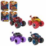 Monster truck Marvel «Monster Jam» 1:64, în as. Pășește în universul plin de acțiune în care Monster Jam huruie și supereroii Marvel se înalță.Seria de Monster truck Marvel "Monster Jam" la scara 1:64 nu este doar o colecție. Este un omagiu adus Universului Marvel. Aceste camioane de tip monster truck, inscripționate cu simbolurile și culorile unor embleme precum Thor, Captain America, Iron Man, Black Panther și Spider-Man, aduc acasă spectacolul superputerilor și al cascadoriilor de pe stadion.Cu anvelope autentice BKT și o caroserie cu tematică de erou, aceste camioane captează distracția evenimentelor Monster Jam și esența supereroilor pe care îi reprezintă. Colecția de supereroi le permite copiilor să recreeze cascadorii și sărituri uluitoare, aducând acțiunea Monster Jam acasă.Aceste jucării sunt concepute atât pentru joacă, cât și pentru expunere, stârnind imaginația și permițând povestirea cu fiecare rotire a roților. Ideale pentru tinerii fani, camioanele Marvel Monster Jam sunt un catalizator pentru creativitate, eroism și aventură, permițându-le copiilor să își creeze propriile povești despre curaj și rezistență.Pornește motoarele și pregătește-te pentru o perioadă de joacă de-a dreptul epică - unde eroii întâlnesc cai putere și acțiunea Monster Jam nu se termină niciodată.