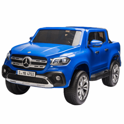 Электромобиль MERCEDES X-CLASS, 12V7Ah, мотор 45Wx2, EVA колеса, кожаные сидения Наряду с удивительным опытом вождения, лицензионный автомобиль MERCEDES X-CLASS, принесет радость вашим детям и станет их первым незабываемым опытом в мире вождения. Позвольте вашим малышам насладиться приключением на этом электрическом внедорожнике, который превращает их мечты в реальность. Вместе с яркими впечатлениями от вождения этого стильного автомобиля ваш ребенок будет испытывать бесконечное удовольствие и радость каждый раз, когда садится за руль.Благодаря интегрированной системе управления этот автомобиль обладает функциями воспроизведения музыки с встроенным MP3-плеером, светодиодной подсветкой, гарантируя приятное вождение вашему ребенку.ДВА РЕЖИМА УПРАВЛЕНИЯ: Помимо автономного режима вождения для детей, родители могут перехватить управление с помощью беспроводного пульта с частотой 2,4 ГГц, если ребенок слишком мал для самостоятельного вождения, избегая потенциальной опасности. Это также идеальное решение для малышей, которые еще не могут безопасно управлять автомобилем.БЕЗОПАСНЫЙ И КОМФОРТНЫЙ ОПЫТ ВОЖДЕНИЯ:a. Технология мягкого старта обеспечивает плавный запуск и торможение игрушечного автомобиля, чтобы не пугать ребенка резкими маневрами.b. Передние и задние колеса оснащены системой подвески на пружинах, обеспечивая плавное и комфортное движение как на улице, так и в помещении.Электрический внедорожник на 12 вольт предлагает два цвета на выбор и подходит как для мальчиков, так и для девочек от 3 до 8 лет. С реалистичным дизайном передних и задних фар и доступными двойными дверями этот внедорожник обеспечит вашим детям лучший вождения.