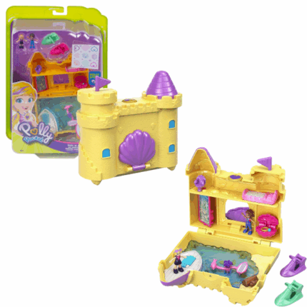 Polly Pocket Набор «Карманный мир», в ас. У куколки Полли очень много увлечений.Она любит встречаться с друзьями, приглашать их к себе в гости, путешествовать и заниматься спортом.С подружкой Шани они проводят много времени к уютном кафе "Сладкое угощение", заряжаются энергией на горнолыжном курорте "Снежный сюрприз", вместе смотрят телевизор дома.Часто Полли приезжает в "Аквапарк Фламинго", чтобы поплавать с подружкой Лайлой.Шкатулки, внутри которых находятся игровые площадки и дополнительные аксессуары, имеют стильный и оригинальный дизайн, легко транспортируются.В набор входит: 2 куклы, аксессуары, шкатулкаРекомендуемый возраст: от 4 лет