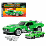 Конструктор Hot Wheels – Custom ’68 Camaro, масштаб 1:32 Погрузитесь в мир скорости и кастомных автомобилей с конструктором Custom '68 Camaro от Mattel Brick Shop!Этот детализированный набор в масштабе 1:32 позволит вам собрать культовый маслкар и добавить эксклюзивную модель к своей коллекции.Особенности: Масштаб 1:32 — точная и компактная модель В комплекте набор наклеек для кастомизации Металлическая табличка с логотипом Эксклюзивная металлическая машинка в комплекте Отлично сочетается с другими наборами серии Speed Series Идеальный выбор для коллекционеров и поклонников Hot Wheels